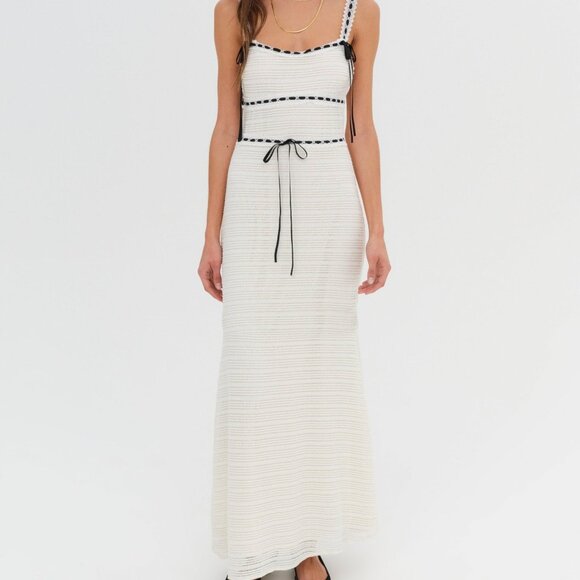 Mayfair Crochet Maxi Dress - Picture 1 of 5